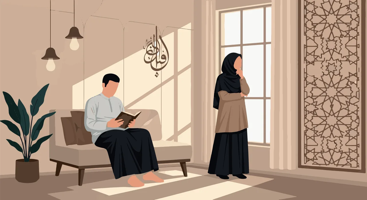 Couple experiencing disconnect