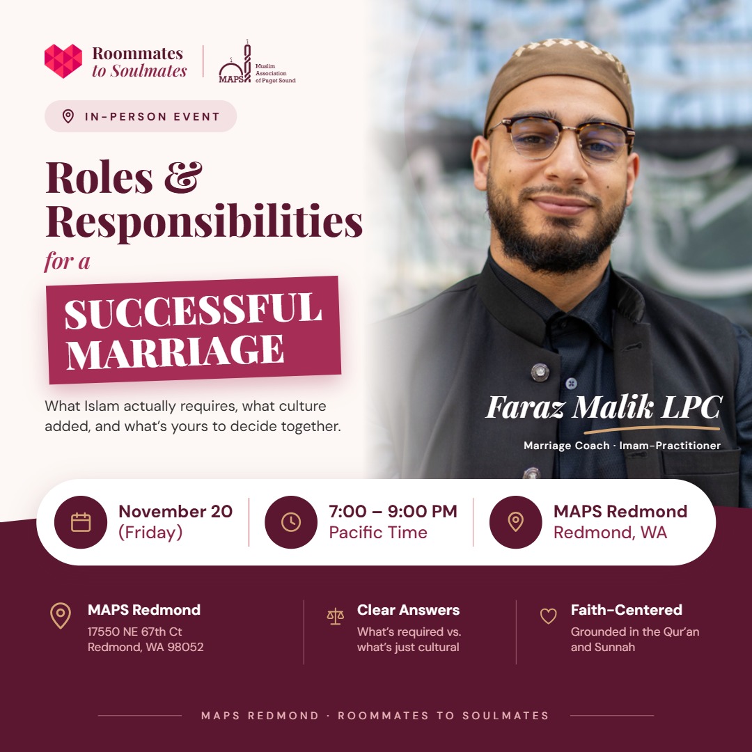 Roles & Responsibilities for a Successful Marriage MAPS event